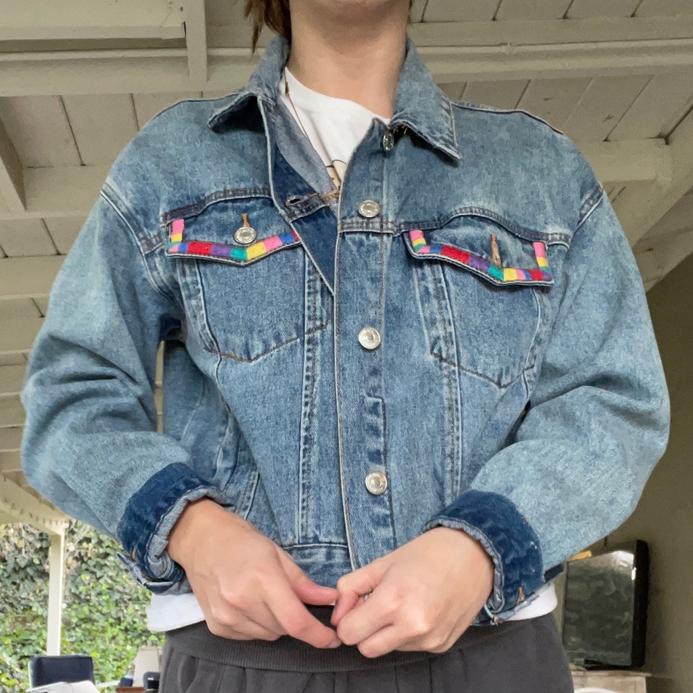 Forever 21 Color Jean Jacket